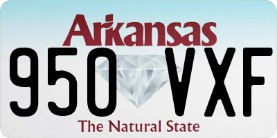 AR license plate 950VXF
