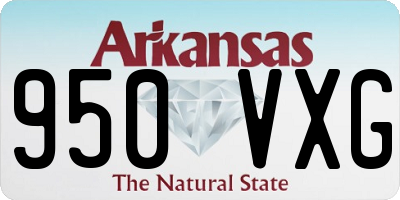 AR license plate 950VXG