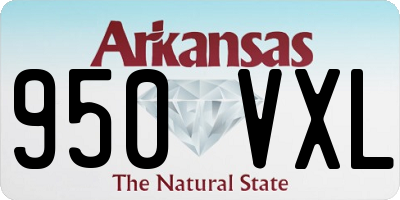 AR license plate 950VXL