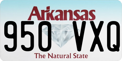 AR license plate 950VXQ