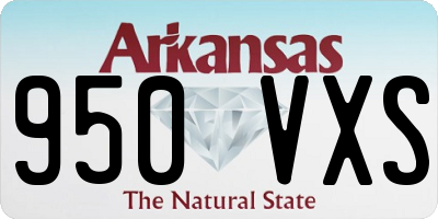 AR license plate 950VXS