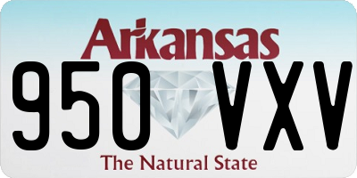 AR license plate 950VXV