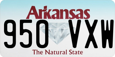 AR license plate 950VXW