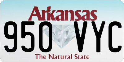 AR license plate 950VYC