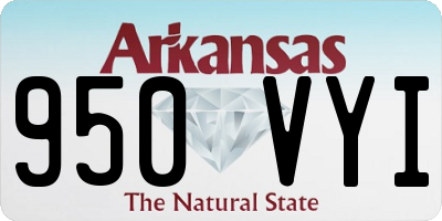 AR license plate 950VYI