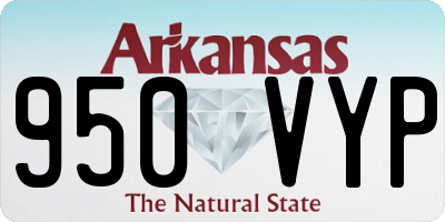 AR license plate 950VYP