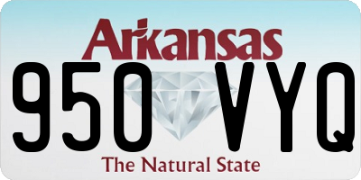 AR license plate 950VYQ