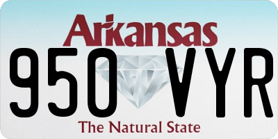 AR license plate 950VYR