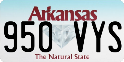 AR license plate 950VYS