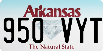 AR license plate 950VYT