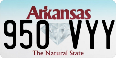 AR license plate 950VYY
