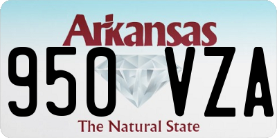 AR license plate 950VZA