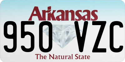 AR license plate 950VZC