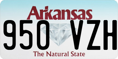 AR license plate 950VZH
