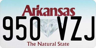AR license plate 950VZJ