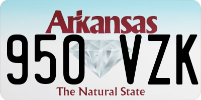 AR license plate 950VZK