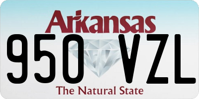 AR license plate 950VZL