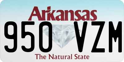 AR license plate 950VZM