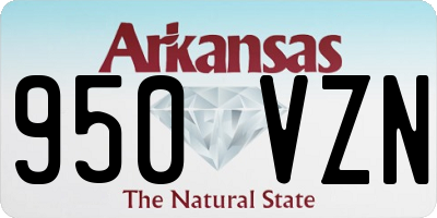 AR license plate 950VZN