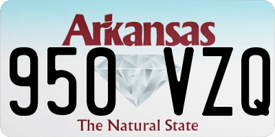 AR license plate 950VZQ