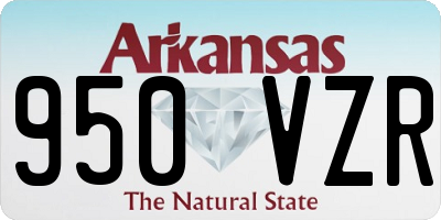 AR license plate 950VZR