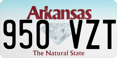 AR license plate 950VZT