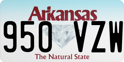 AR license plate 950VZW