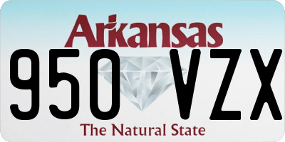 AR license plate 950VZX