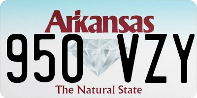 AR license plate 950VZY