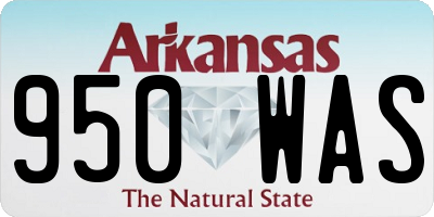 AR license plate 950WAS