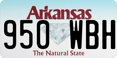 AR license plate 950WBH