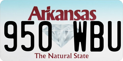 AR license plate 950WBU