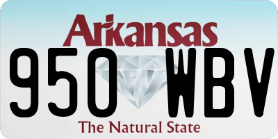 AR license plate 950WBV