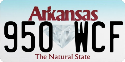 AR license plate 950WCF