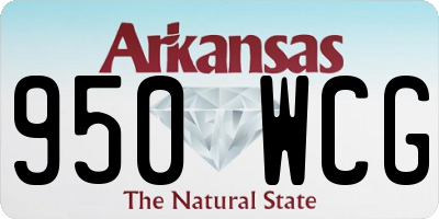 AR license plate 950WCG
