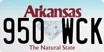AR license plate 950WCK