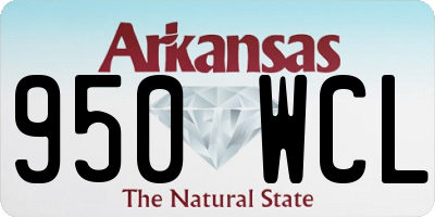 AR license plate 950WCL
