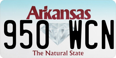 AR license plate 950WCN