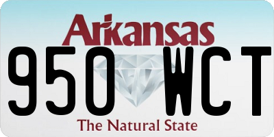 AR license plate 950WCT