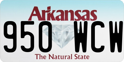 AR license plate 950WCW