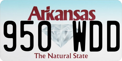 AR license plate 950WDD