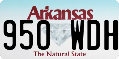 AR license plate 950WDH