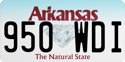 AR license plate 950WDI