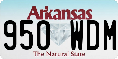 AR license plate 950WDM
