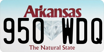 AR license plate 950WDQ