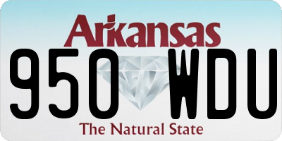 AR license plate 950WDU