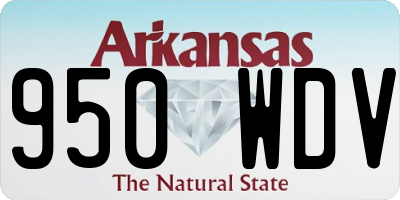 AR license plate 950WDV