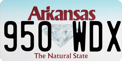 AR license plate 950WDX