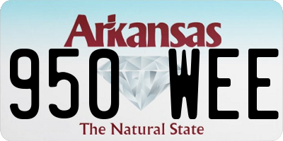 AR license plate 950WEE