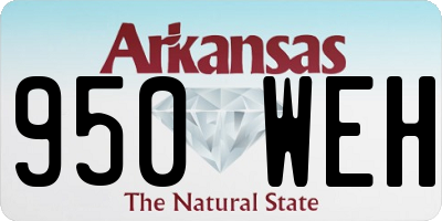 AR license plate 950WEH